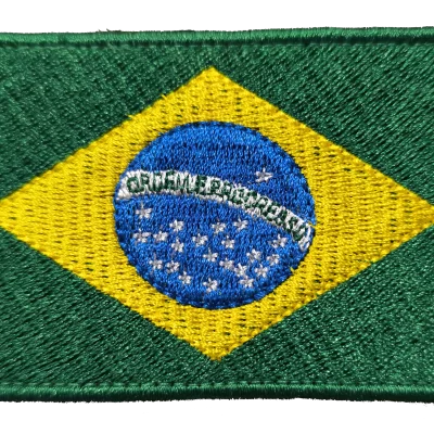 BANDEIRA BORDADA BRASIL