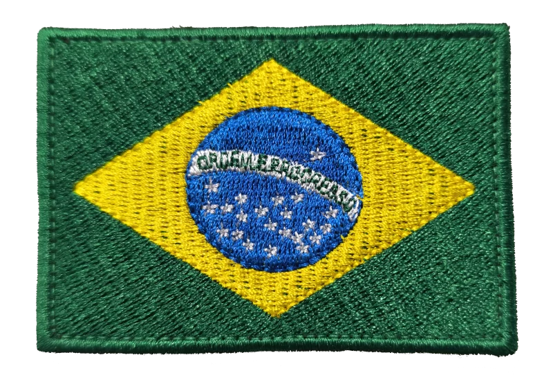 BANDEIRA BORDADA BRASIL