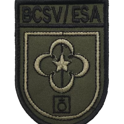 DISTINTIVO DE BRAÇO (DOM) BATALHÃO DE COMANDO E SERVIÇOS (BCSV) da ESAO