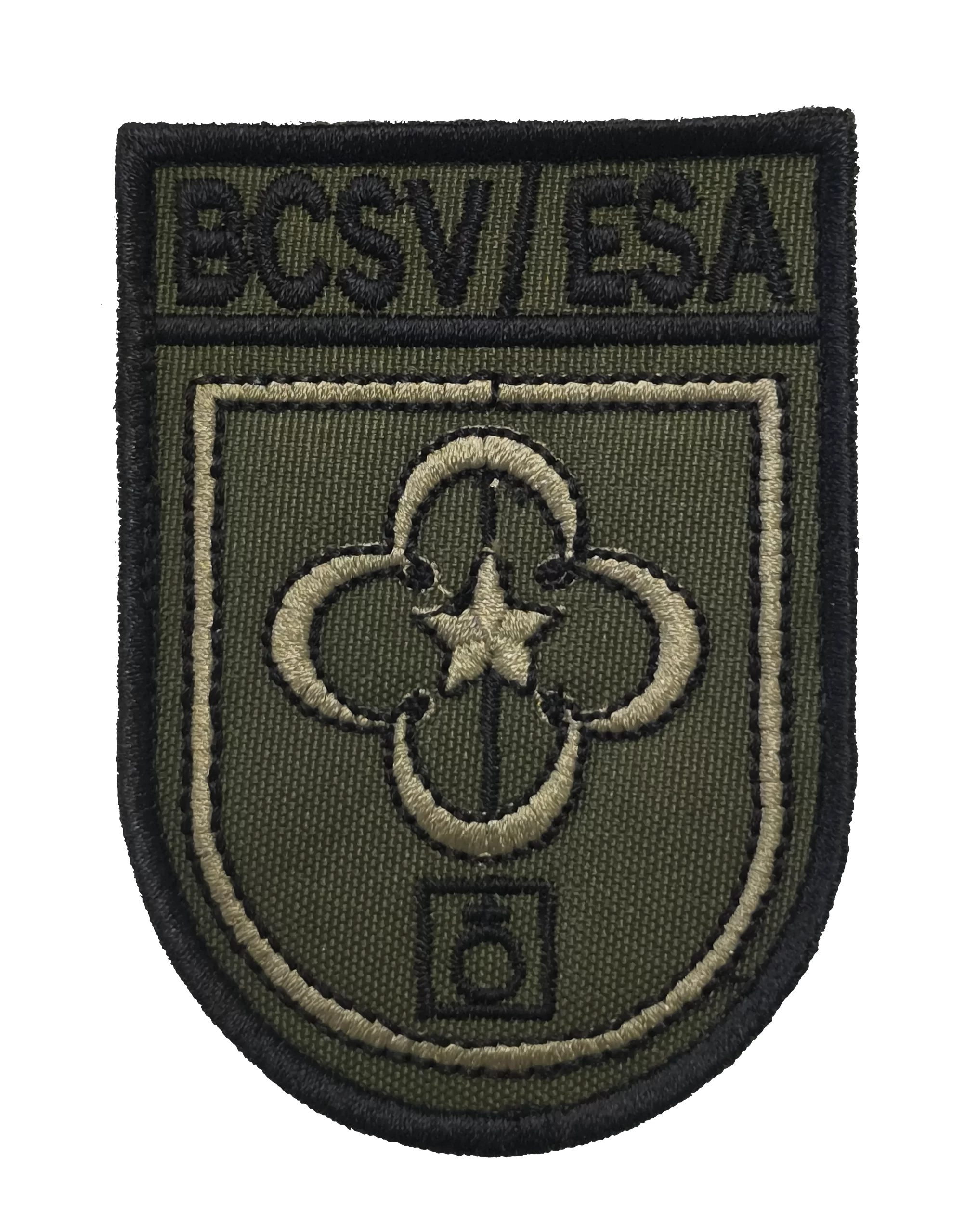 DISTINTIVO DE BRAÇO (DOM) BATALHÃO DE COMANDO E SERVIÇOS (BCSV) da ESAO